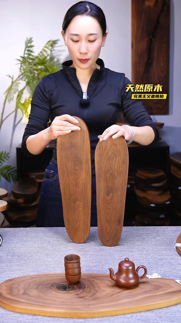 木北美黑胡桃原木.干裂疤结不属于商品质量问题完美主义者慎拍