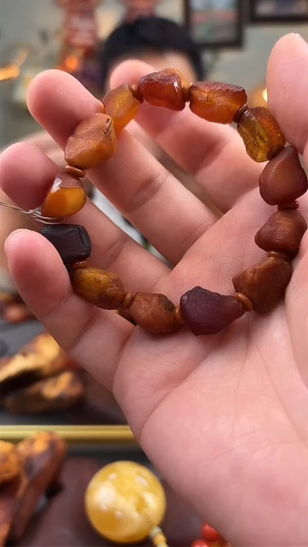 未镶嵌琥珀手串手串