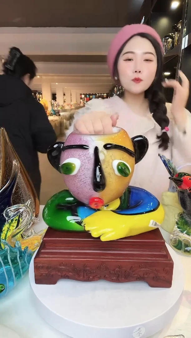 【闪购商品】茶盏琉璃摆件家居摆件