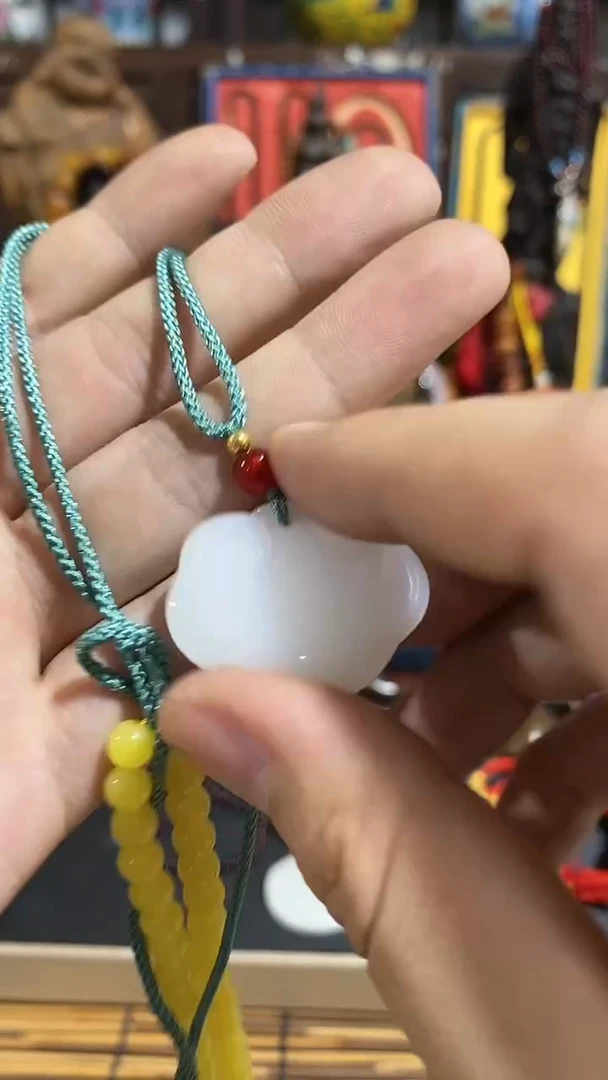 和田玉未镶嵌吊坠(不含链)旭升文玩阁精选手串