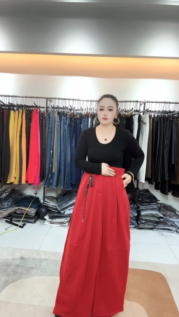 女式卫裤新款阔腿