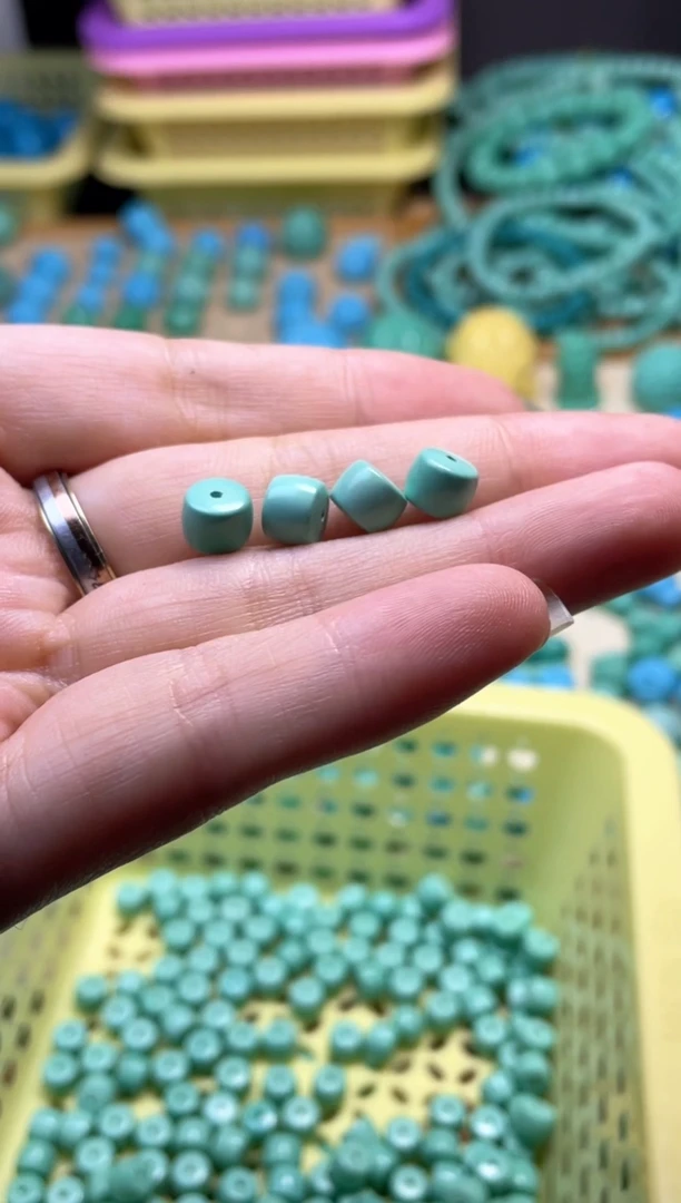 卡7绿色直切单珠