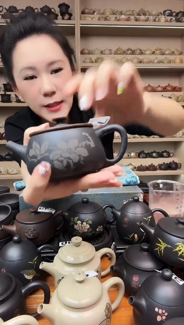 壶大瑕疵无礼盒水墨汉瓦 735