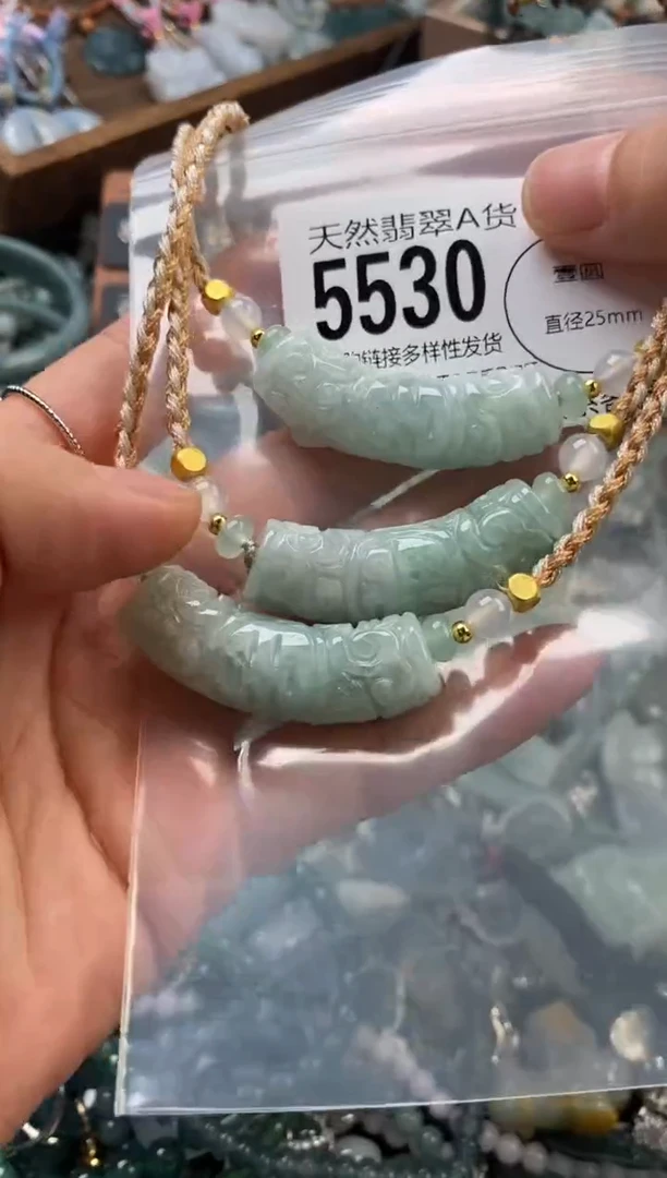 颈饰未镶嵌翡翠多样性发其一5530