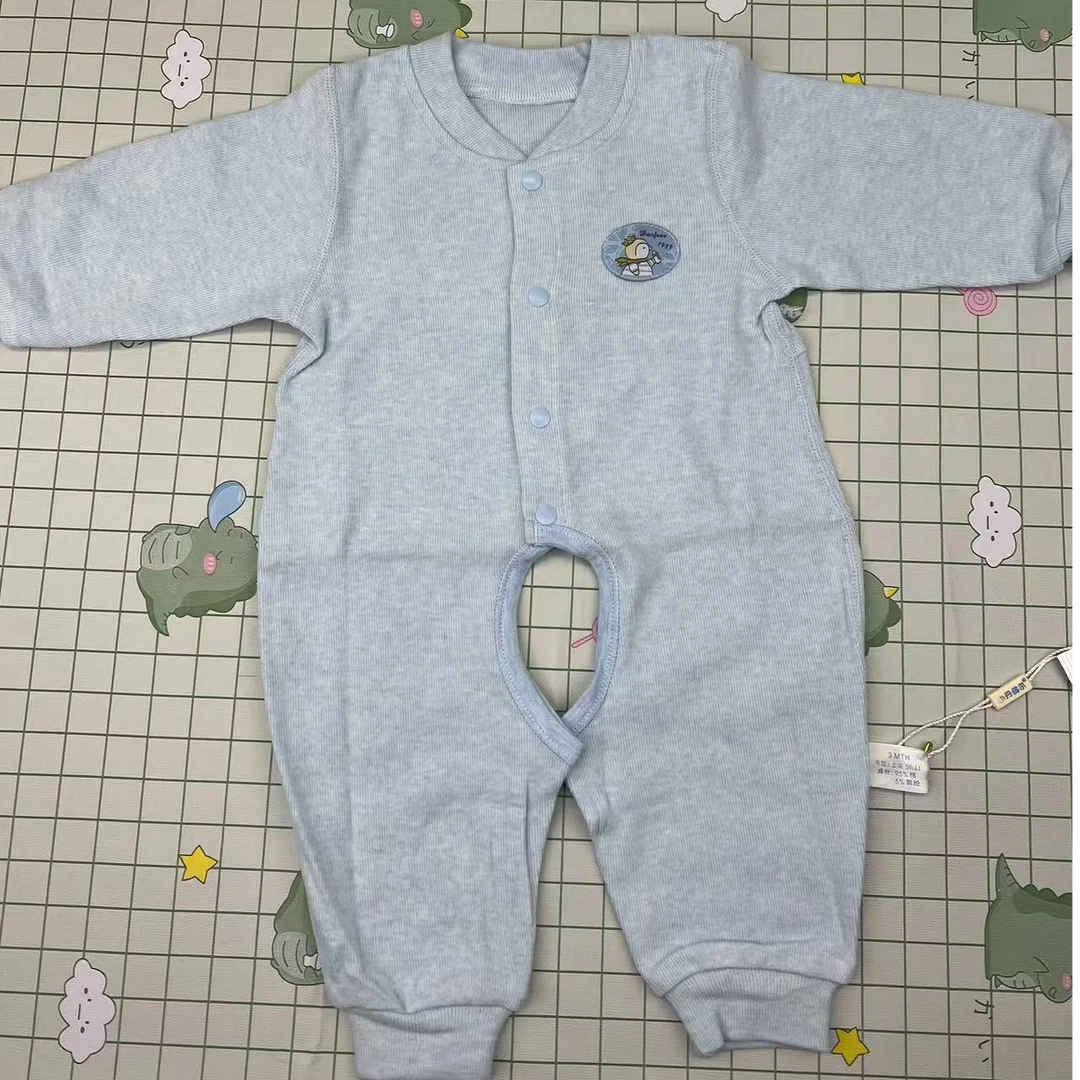 婴幼儿四季连体开档哈衣