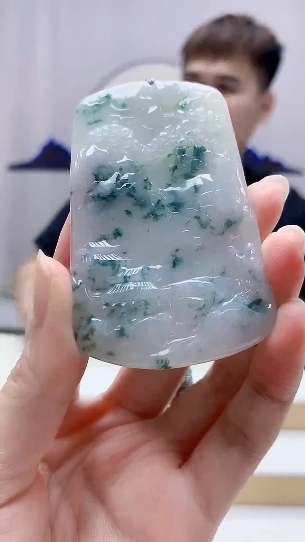 未镶嵌定制翡翠4868zm-毛货挂件40