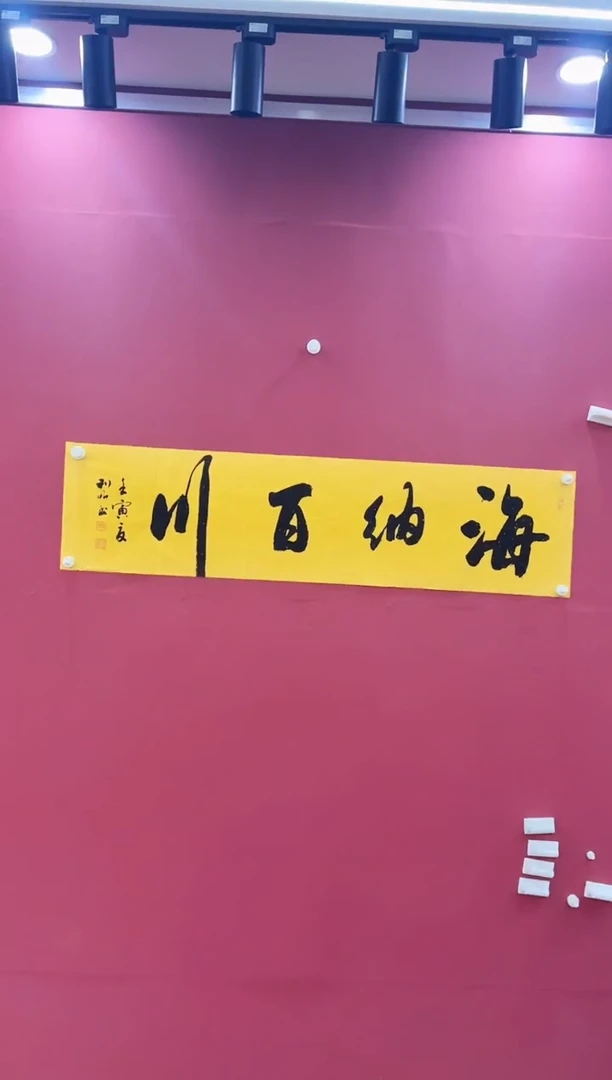 书法海纳百川-冀州美术馆作品