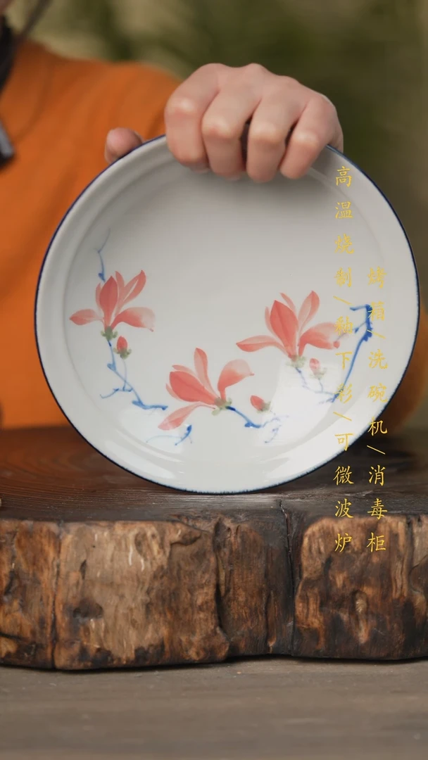 【闪购商品】碗景德镇高温釉下彩可微波烤箱洗碗机