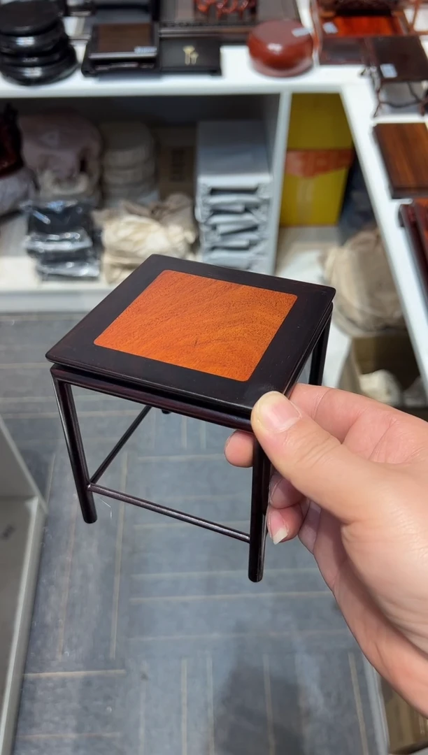 【闪购商品】黑酸枝木类端景台工艺品底座