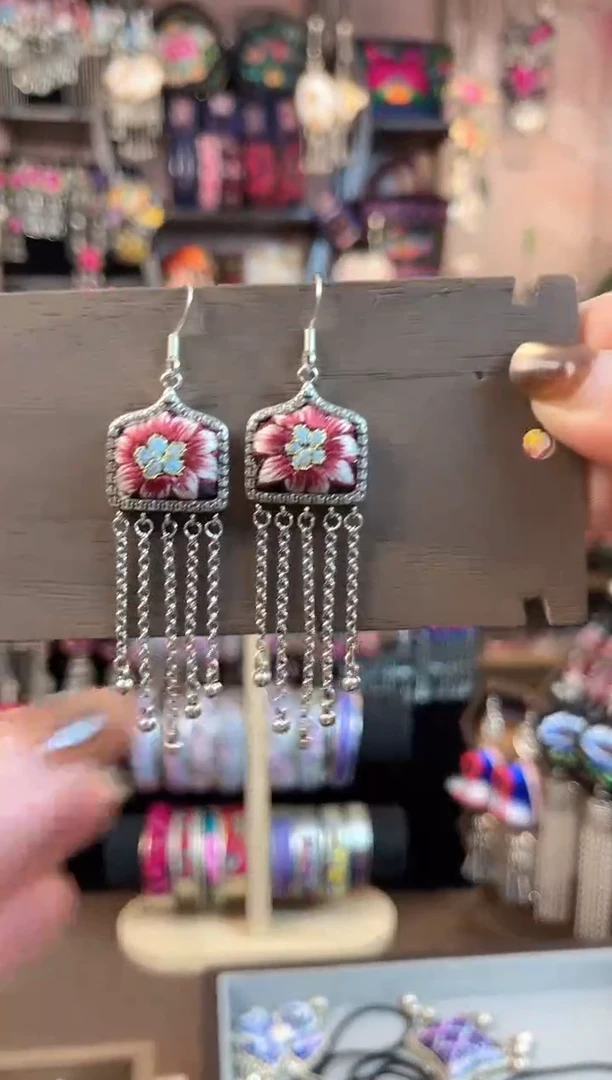 织绣 民族风手工非遗老绣饰品336