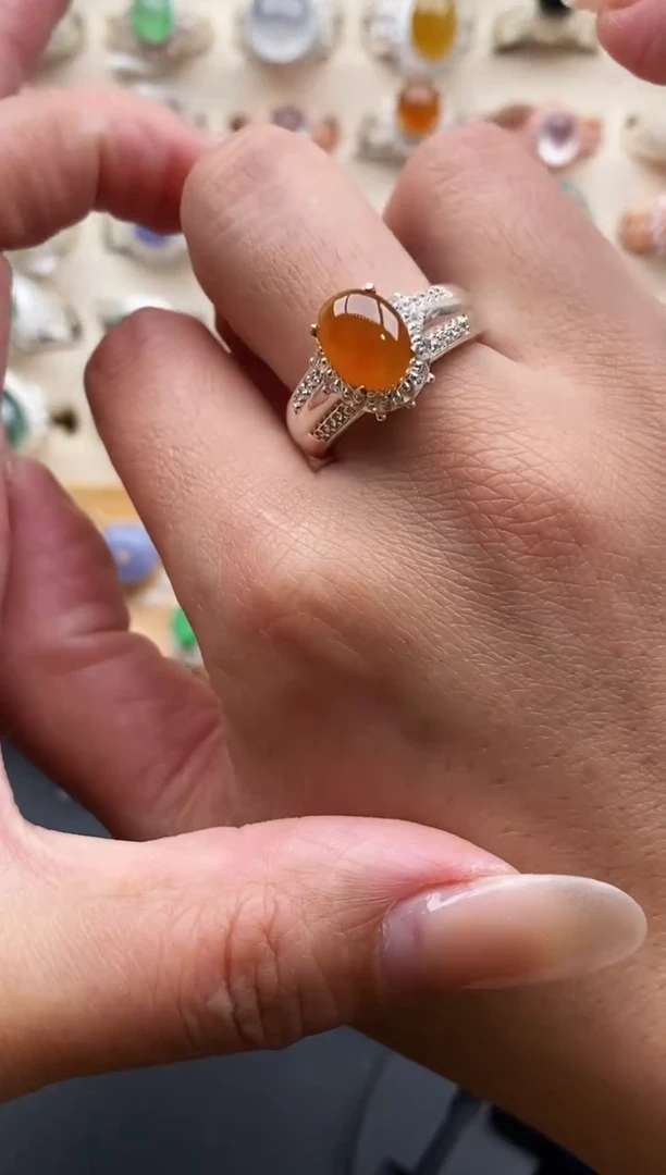 未镶嵌戒指翡翠缅甸天然A货翡翠2 8-3