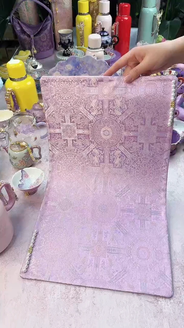 054粉色宝象底席