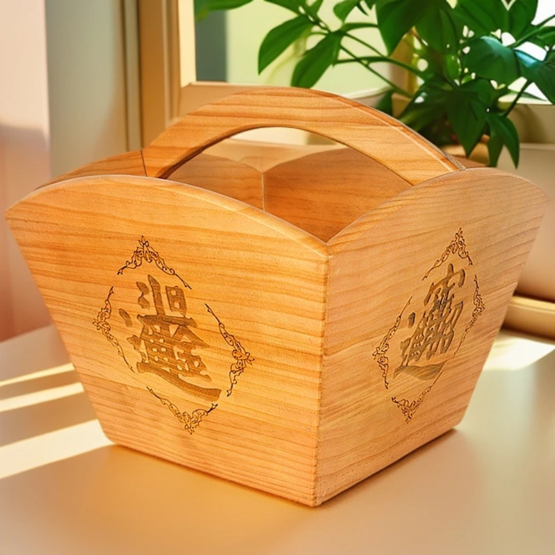 桃木斗日进斗金摆件家居饰品乔迁开业礼品摆件玄关电视柜办公室