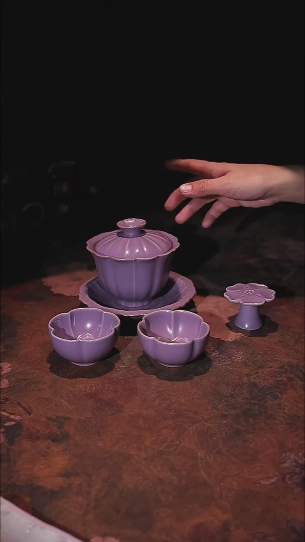 陶瓷茶具（无礼盒）@@A13377