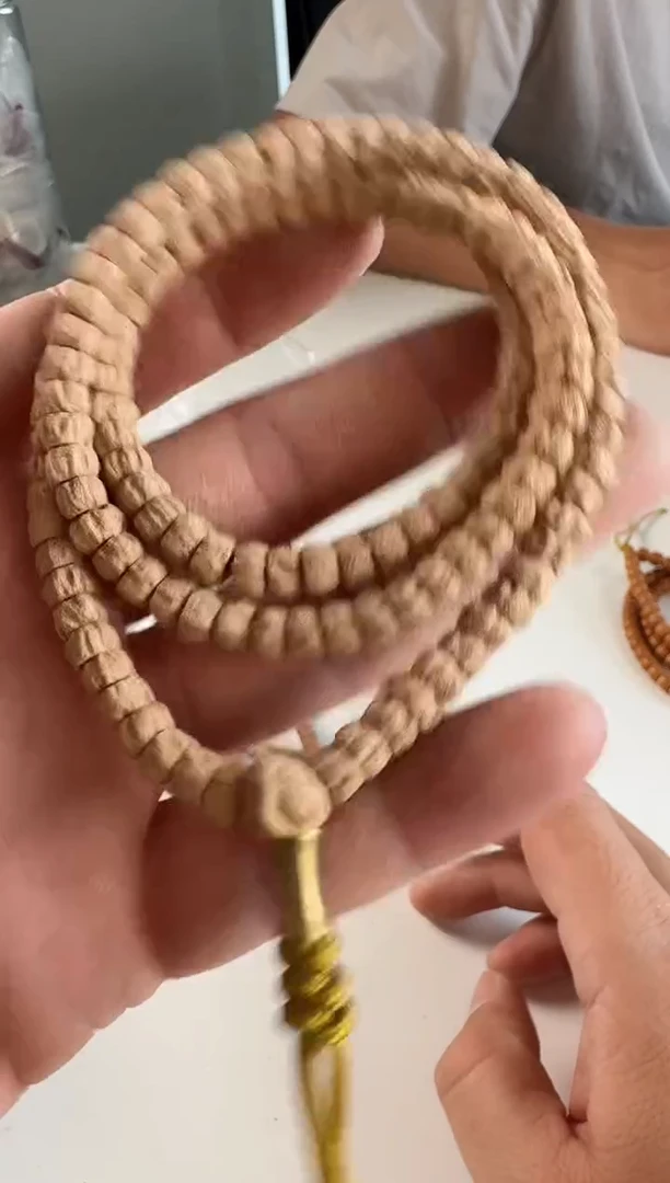 柏香籽/百香籽手串柏香要皮你活佛济公-麻皮
