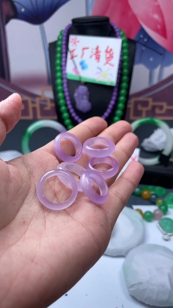 非金属仿水晶戒圈