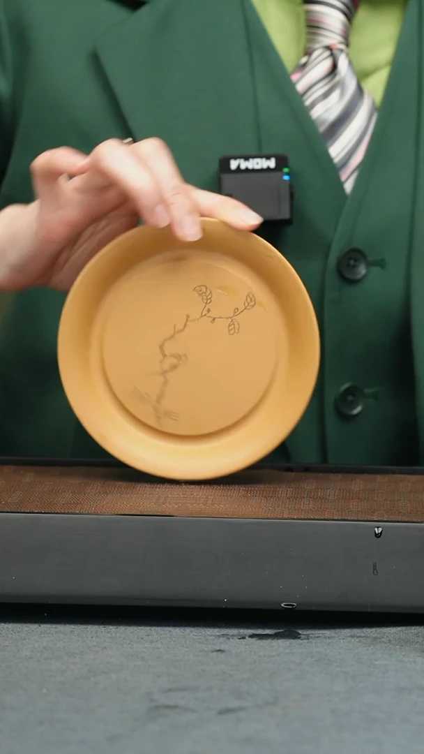 【闪购商品】盘茶宠-刻鸟盘 茶宠-刻鸟盘