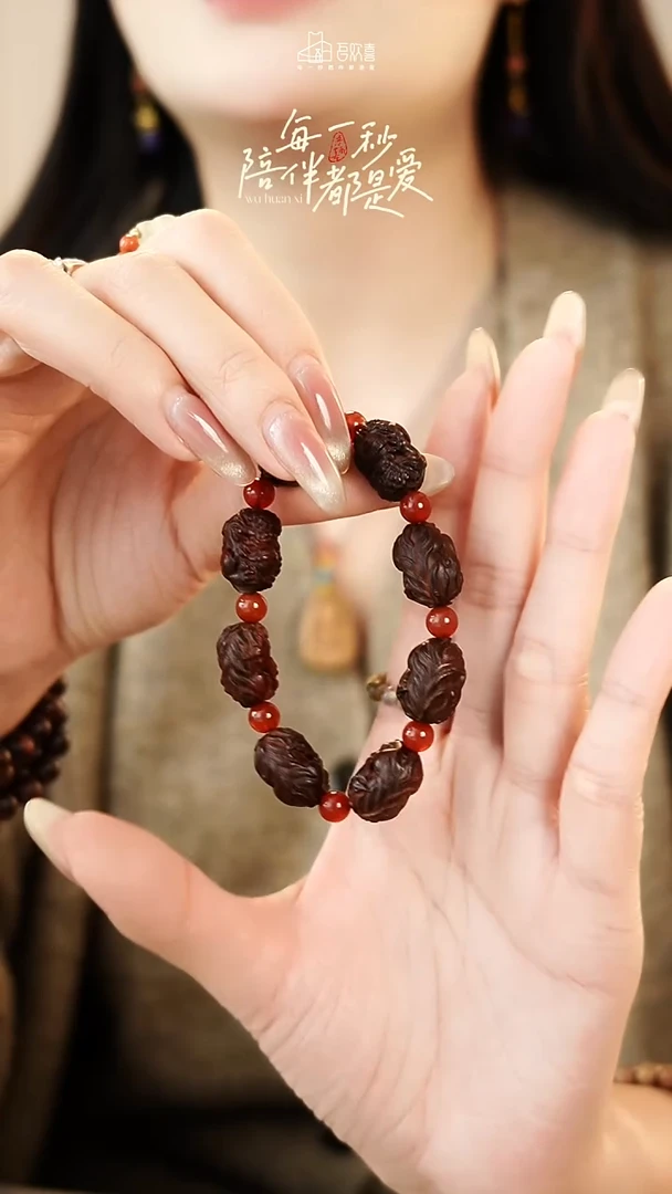 【闪购商品】小叶紫檀手串/手链镇守八方小叶紫檀貔貅单圈手串