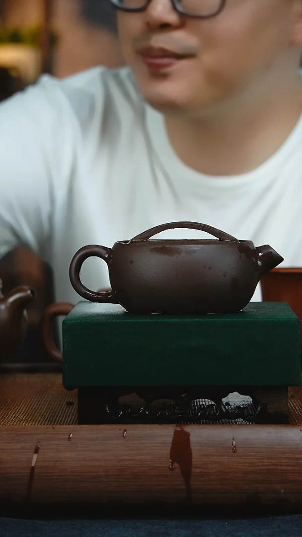 茶壶紫砂片瓦紫泥