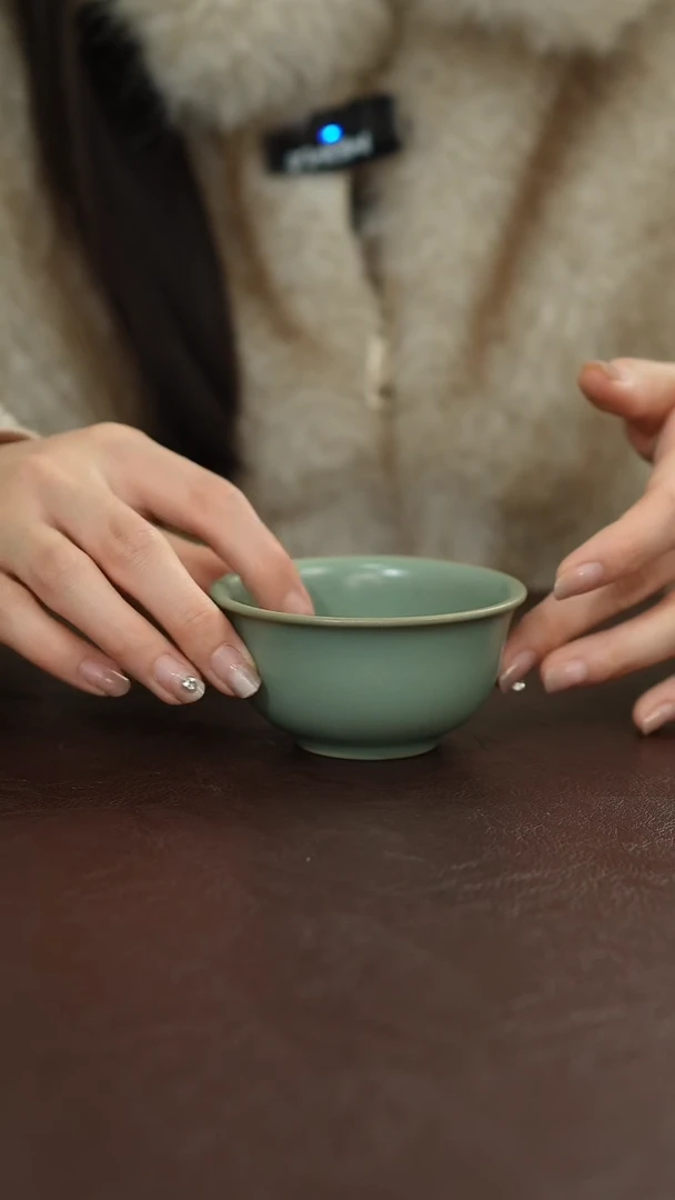 摆件陶原矿原釉汝宋汝瓷