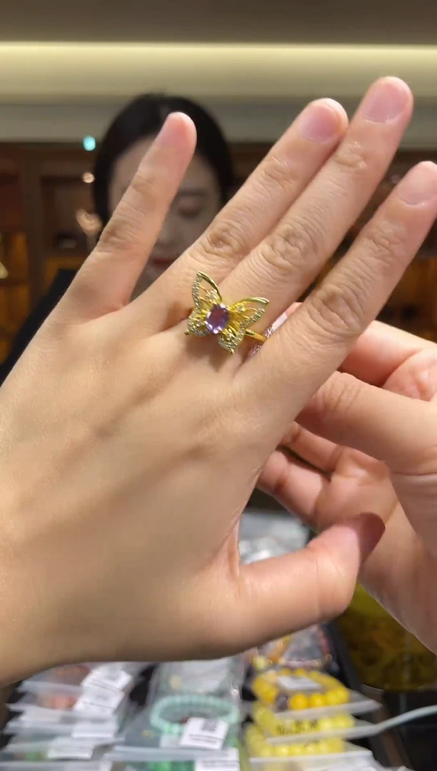 未镶嵌戒指水晶（多样性发一件）