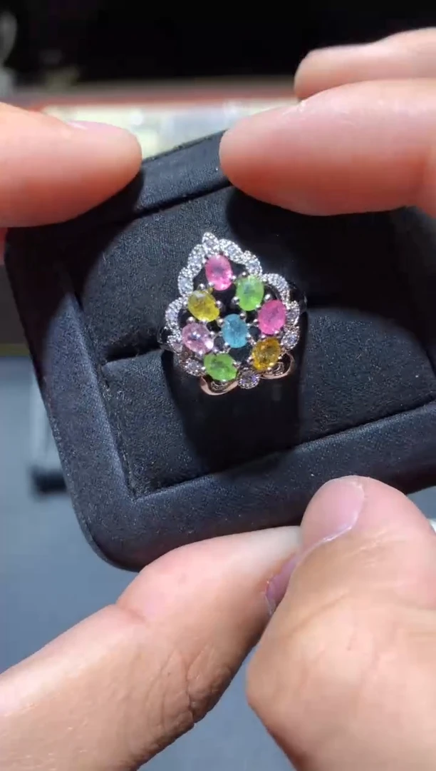 【闪购商品】碧玺戒指未镶嵌L50【多样性发其一】