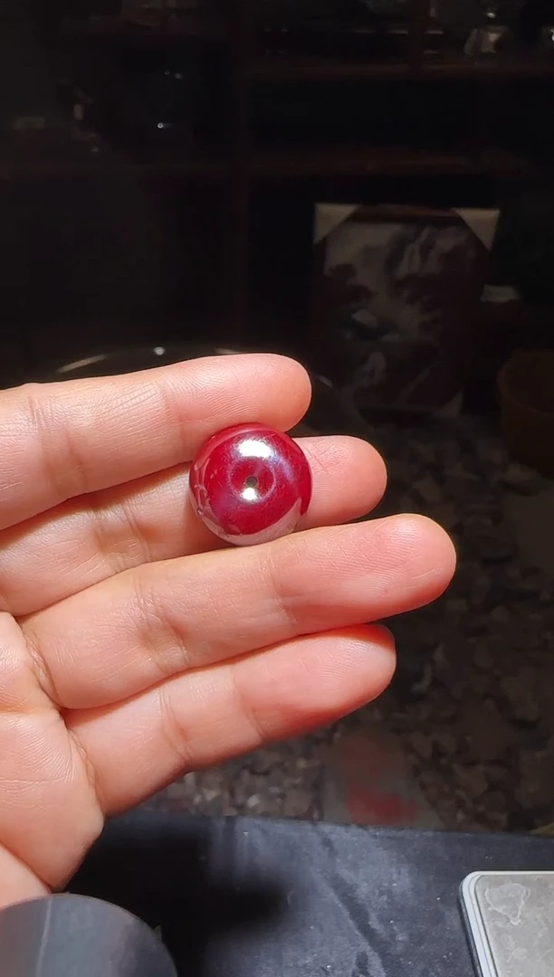 天然辰砂朱砂平安扣46015