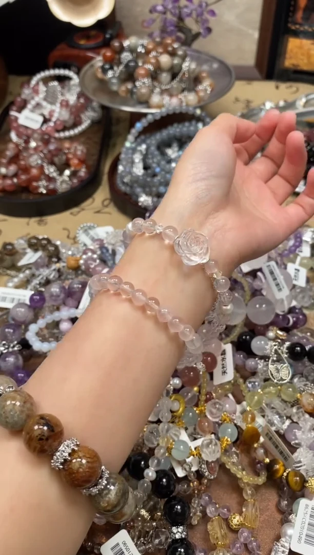 【闪购商品】水晶手链银S925镶嵌1330手串