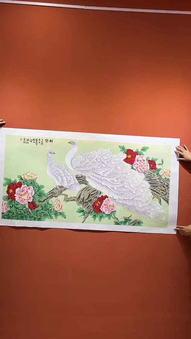 国画郑乐华手绘绘画作品9-44