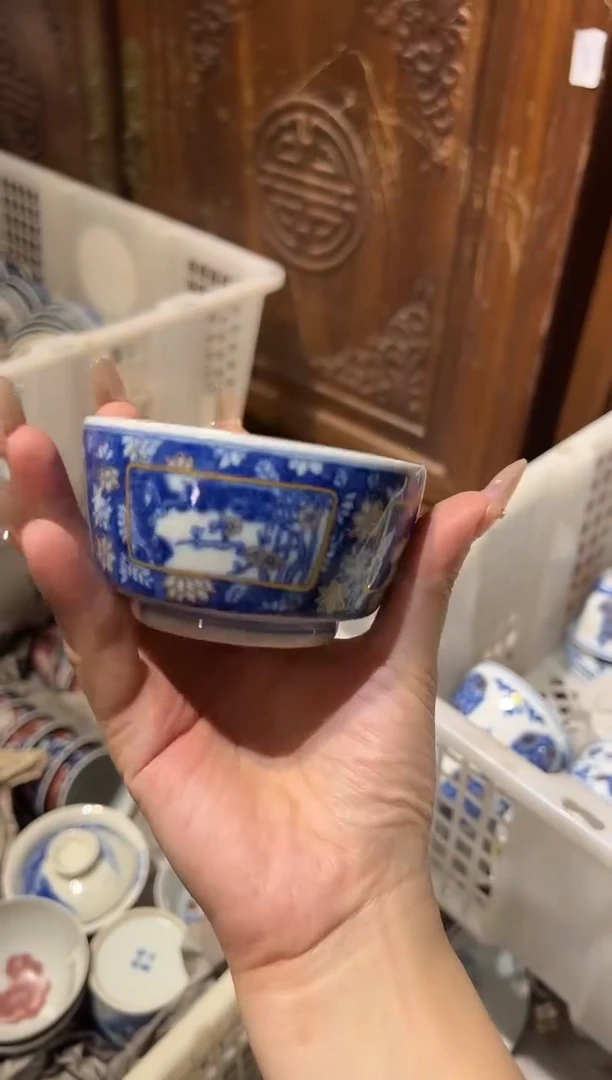瓷片景德镇瓷器茶器茶杯