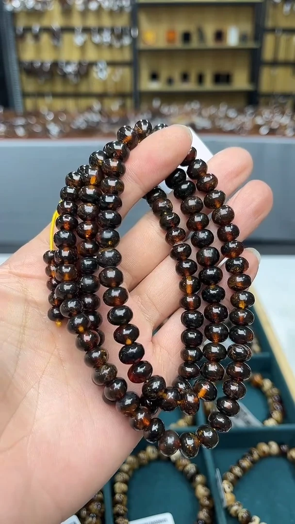 裸石琥珀未镶嵌抚顺琥珀8+多样性发其一