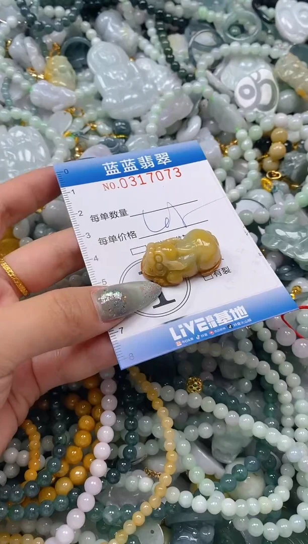 翡翠未镶嵌颈饰闪购0317073