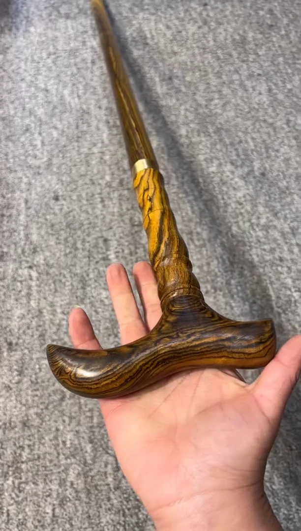 花梨木类张*华花梨木 拐杖 红木家居