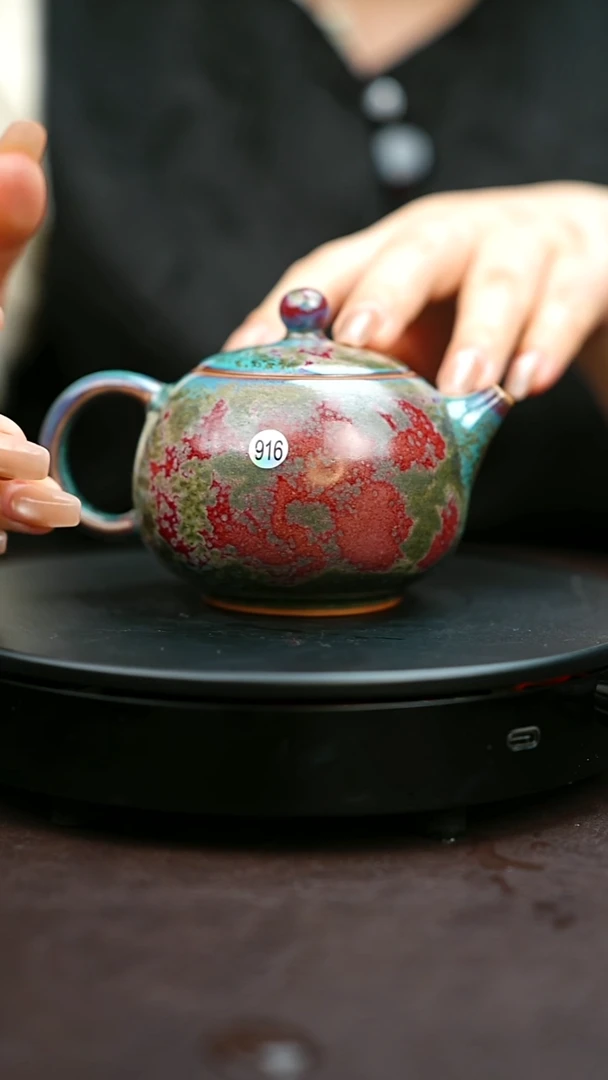 916#原矿钧瓷炉钧釉西施壶