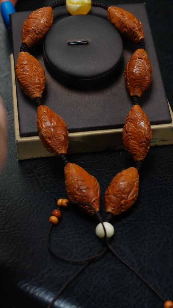 橄榄核手串/手链鱼子精品核雕