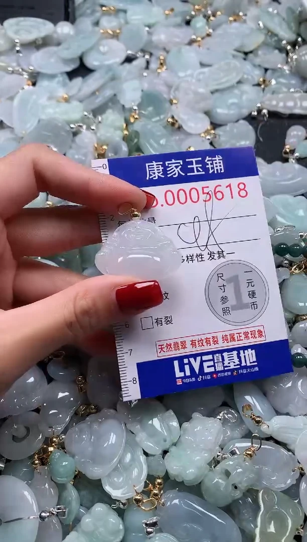 翡翠未镶嵌吊坠(不含链)5618