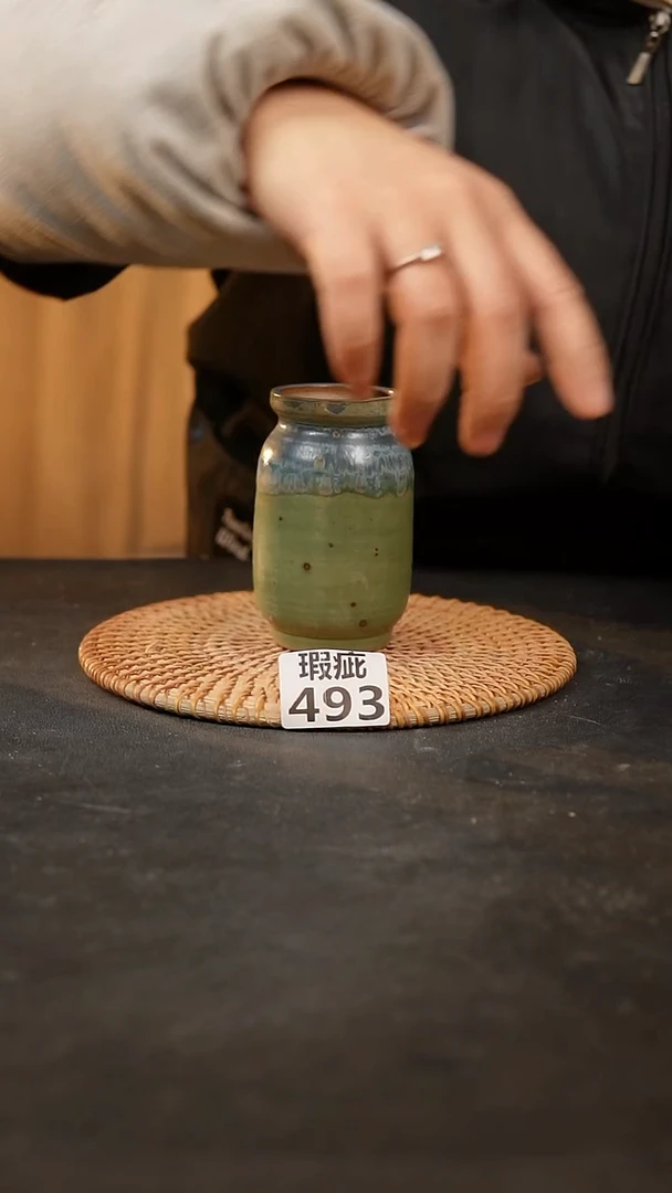 【闪购商品】瓷片493泥泥手工花盆口4