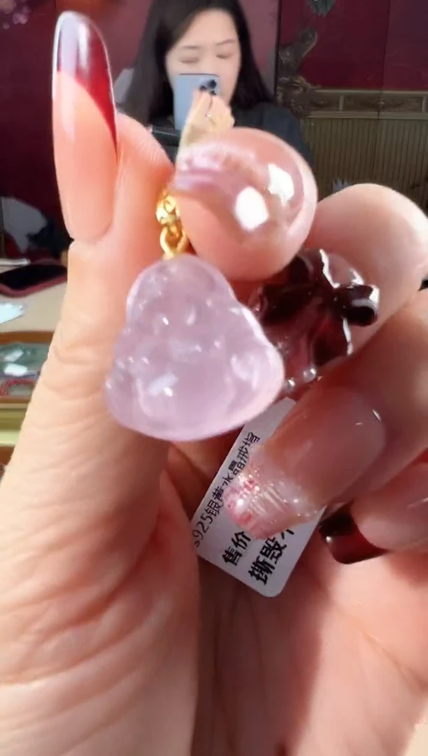 【闪购商品】水晶颈饰银S925镶嵌KT24112514