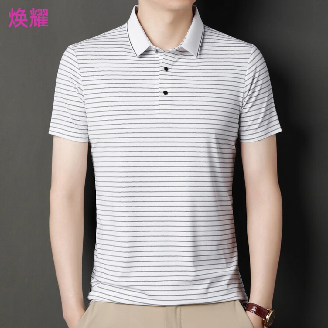 【夏季爆款】POLO衫男短袖男士T恤休闲翻领商务纯色短袖t恤男polo衫