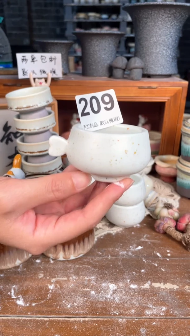 瓷片209小芳花盆直播编号