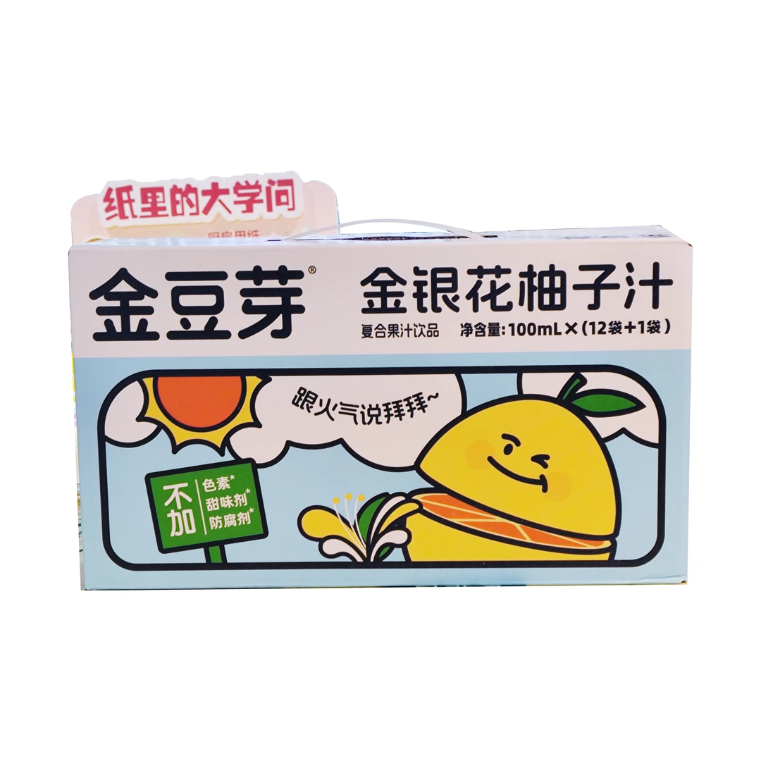 金豆芽金银花柚子汁 13袋/盒