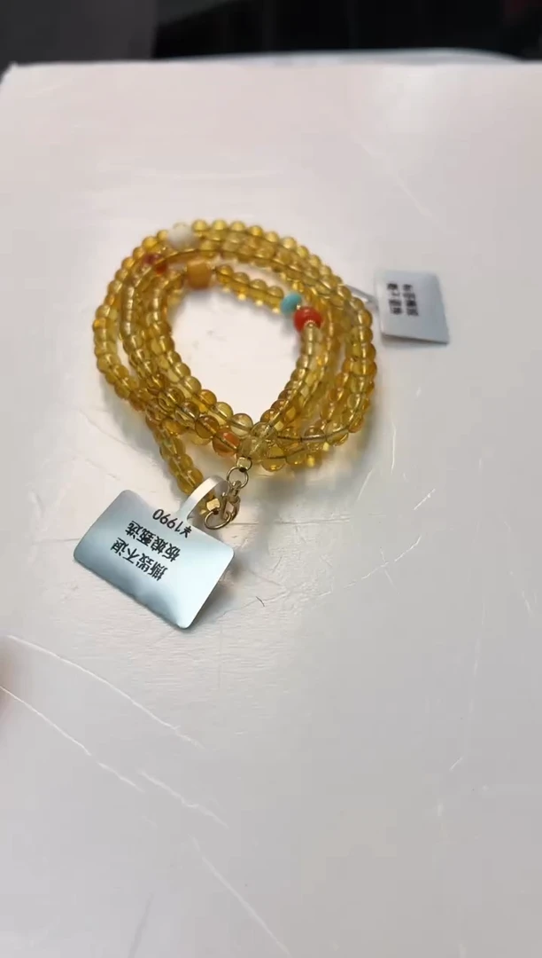 蓝珀颈饰未镶嵌N62
