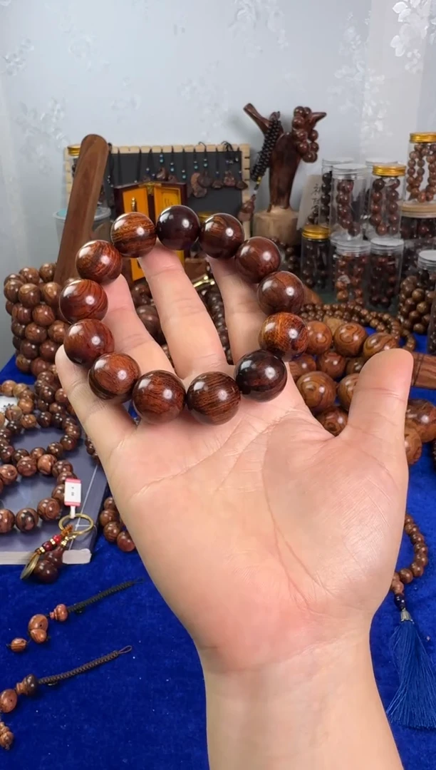 手串/手链黄花梨/降香黄檀1.8规格家具老料海黄手串