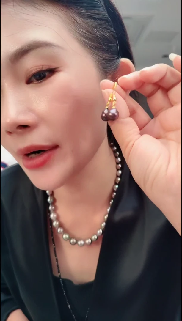 颈饰合金淡水珍珠2668耳钉