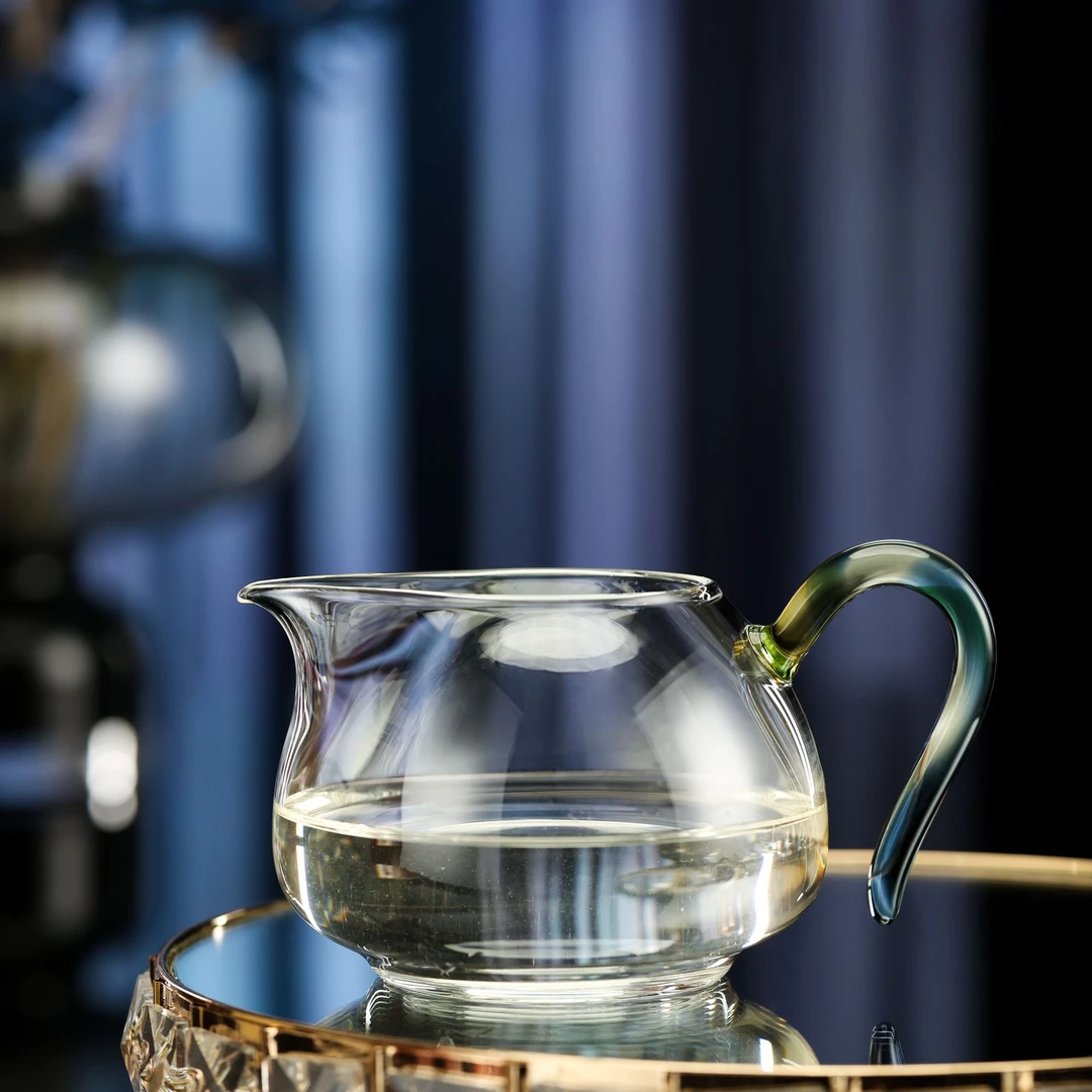 禾器迷翠·淡然茶海高硼硅玻璃公道杯茶具茶杯玻璃茶具
