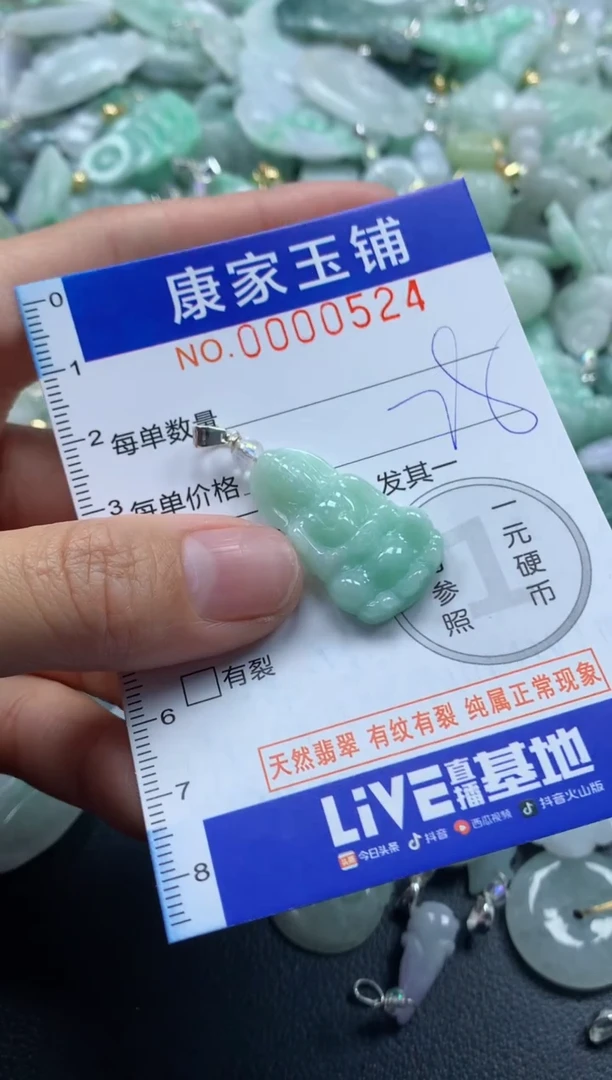 颈饰未镶嵌翡翠524