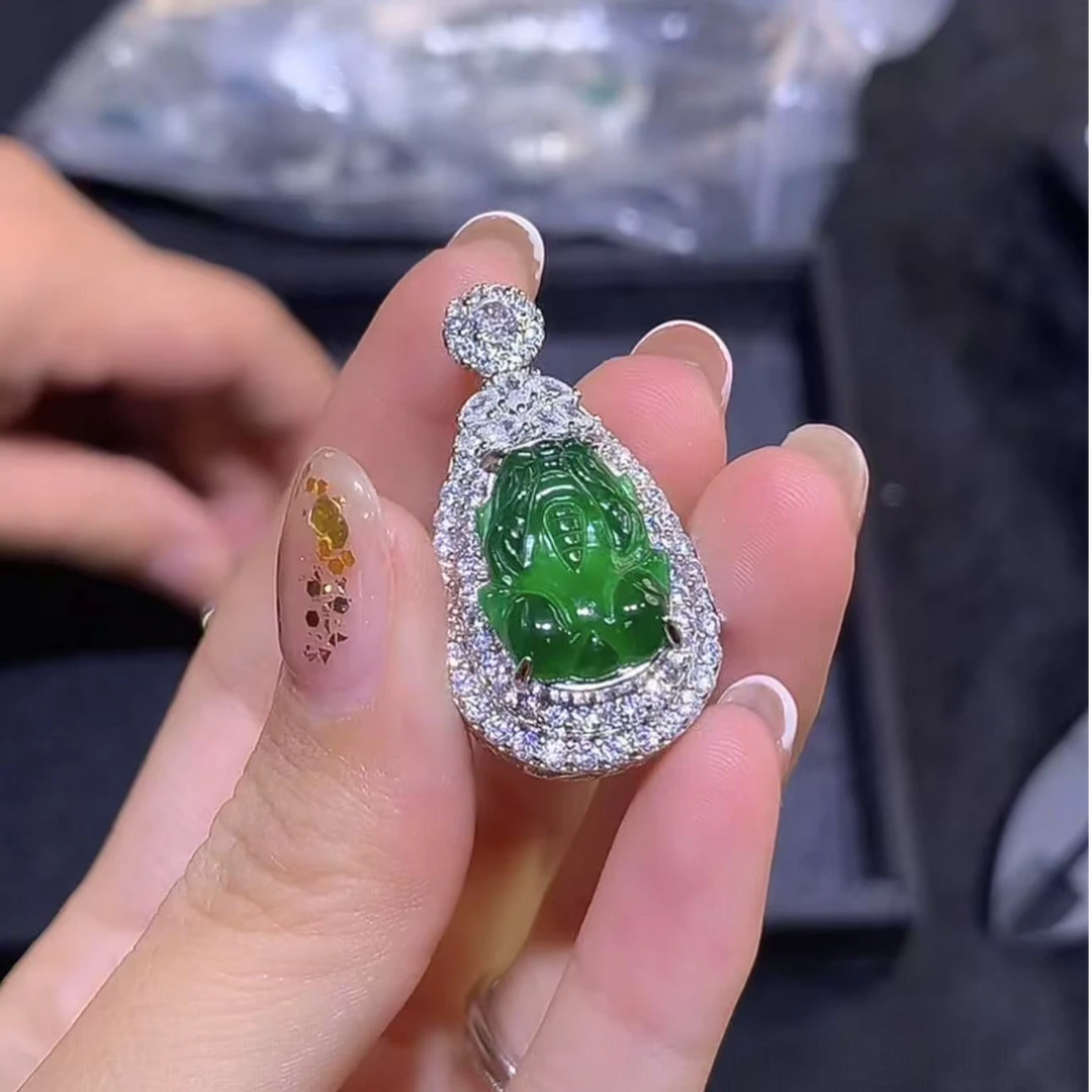 【逍遥】天然A货翡翠貔貅吊坠*MM/0001/多样性发/1件