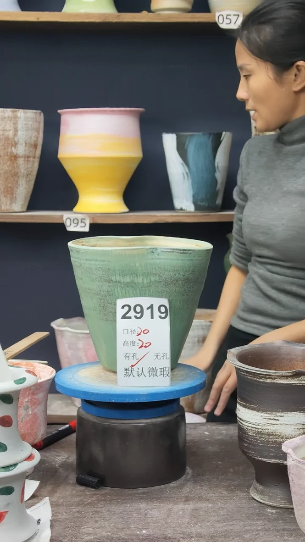 景德镇花盆默认微瑕2919