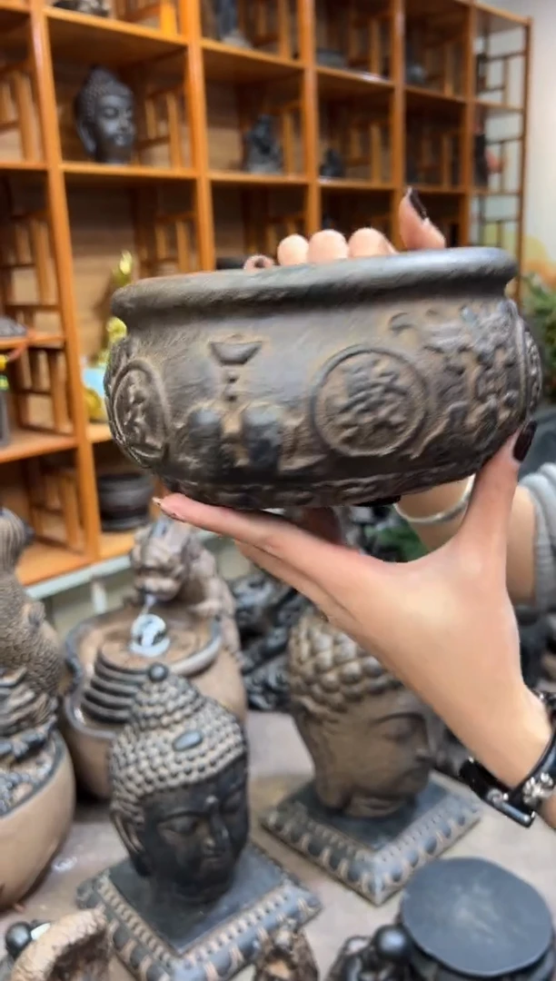 陶土【火山泥】聚宝盆
