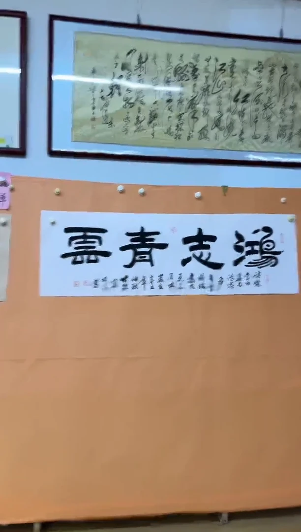 书法洪志青云作品